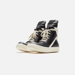 Hot Rick Owens Geobasket Black / Milk / Milk