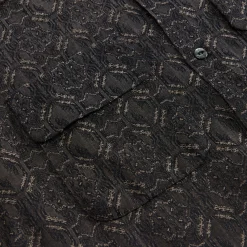 Discount Needles Geometric Jacquard Classic Shirt Brown
