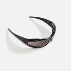 Best Sale Balenciaga Geometric Sunglasses Black / Grey