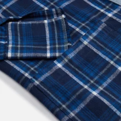 Outlet Greg Lauren Gl1 Blue Plaid