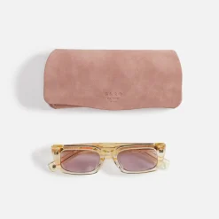 Best Sale Garrett Leight Gl 3030 Sun Pure Glass / Plum