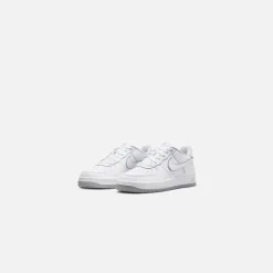 Outlet Nike Grade School Air Force 1 White / Wolf Grey / White