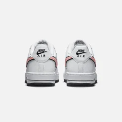 Best Sale Nike Grade School Air Force 1 White / Sunset Glow / Doll / Yellow Strike / Black