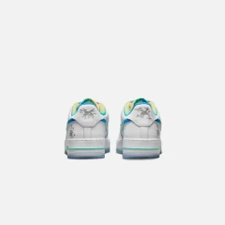 New Nike Grade School Air Force 1 Lv8 White / Multi-Color / Light Menta