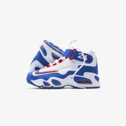 Clearance Nike Grade School Air Griffey Max 1 White / Old Royal / Gym Red