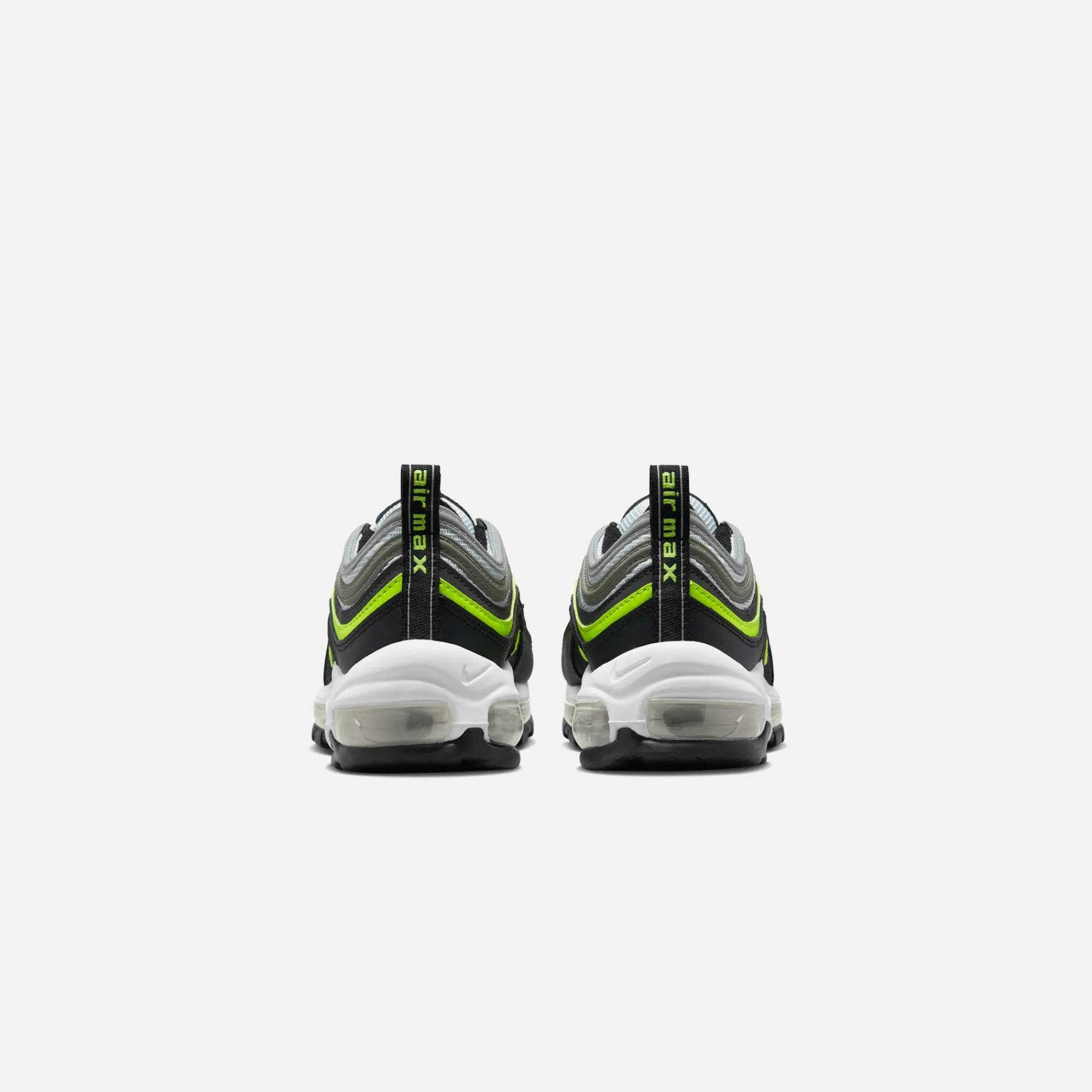 Discount Nike Grade School Air Max 97 Pure Platinum / Volt / Black / White