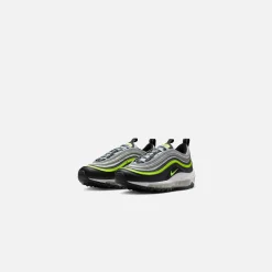 Best Nike Grade School Air Max 97 Pure Platinum / Volt / Black / White