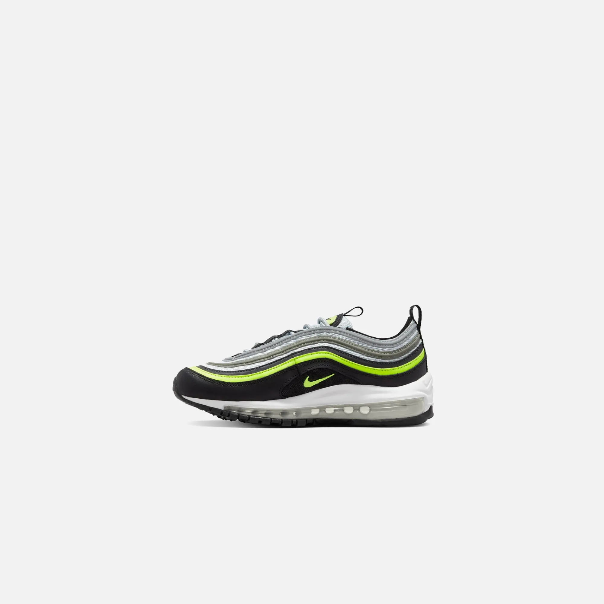 Best Nike Grade School Air Max 97 Pure Platinum / Volt / Black / White