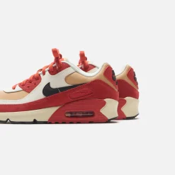 Online Nike Grade School Air Max 90 Ltr Sesame / Black / Red / Clay / Sail