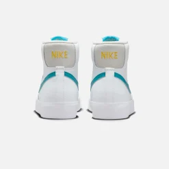 Sale Nike Grade School Blazer Mid `77 White / Laser Blue / Yellow Ochre-Light
