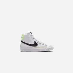 Sale Nike Grade School Blazer Mid `77 White / Black / Barely Volt
