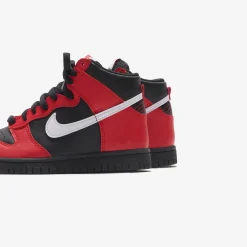 Cheap Nike Grade School Dunk High Black / White / University Red