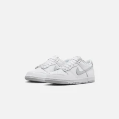 Cheap Nike Grade School Dunk Low White / Pure Platinum