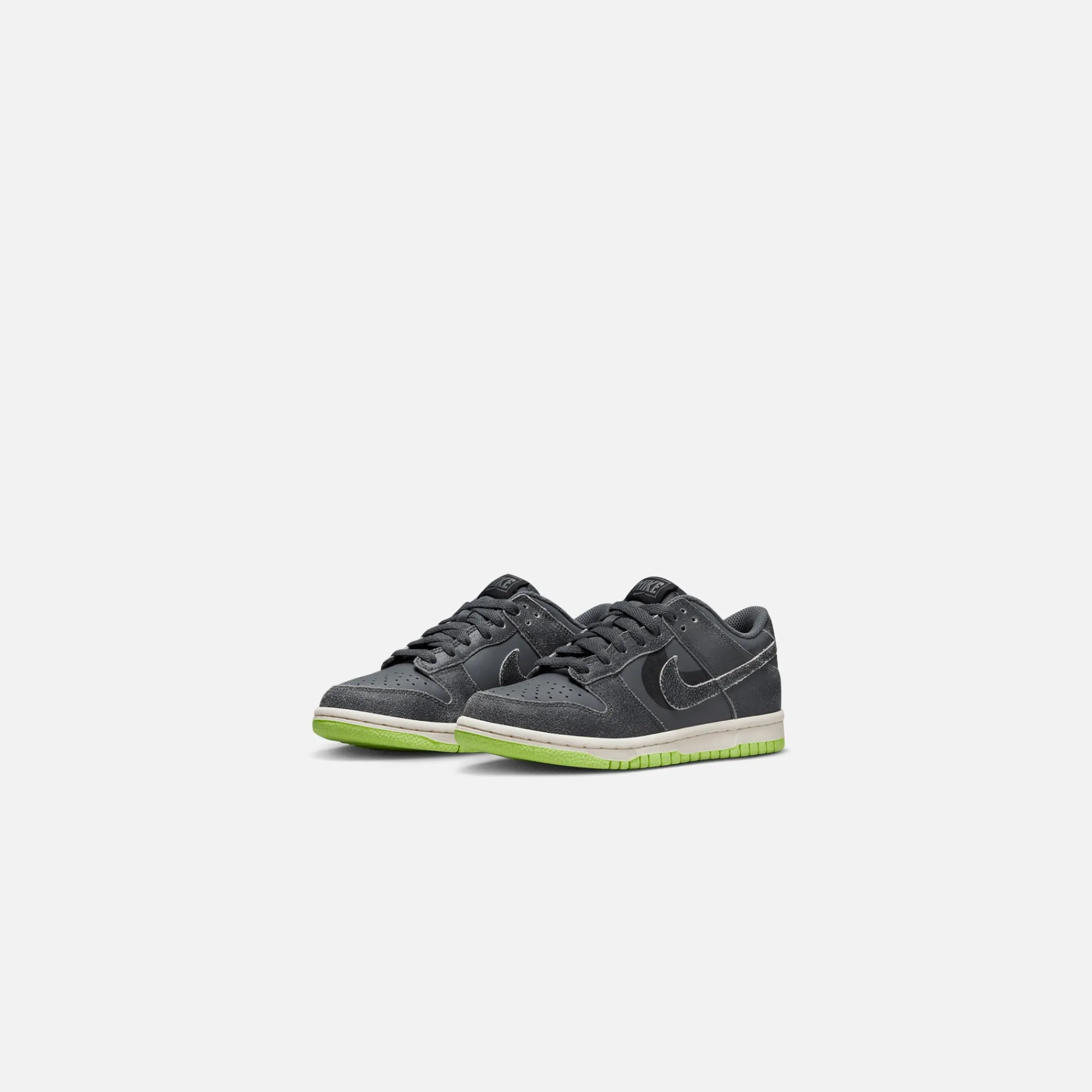 Sale Nike Grade School Dunk Low Se Iron Grey / Phantom / Ghost Green