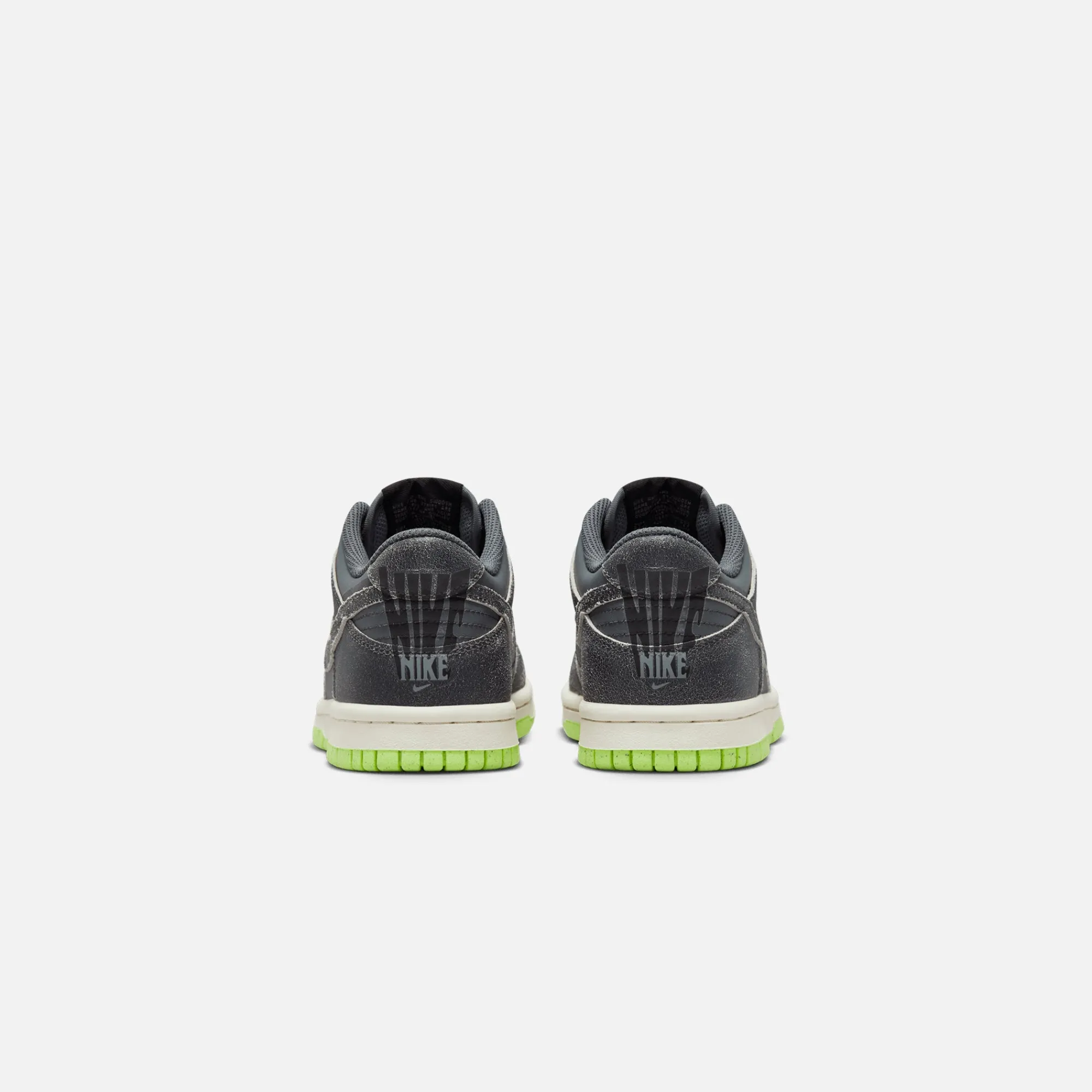 Best Nike Grade School Dunk Low Se Iron Grey / Phantom / Ghost Green