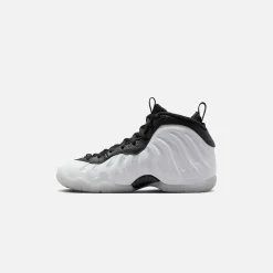 Fashion Nike Grade School Lil Posite One White / Metallic Silver / Black