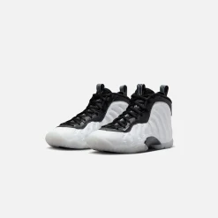 Clearance Nike Grade School Lil Posite One White / Metallic Silver / Black