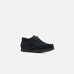 Flash Sale Clarks Grade School Wallabee Black Suede