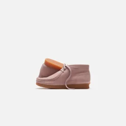 Online Clarks Grade School Wallabee Boot Pink