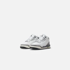 Best Nike Gs Air Jordan 3 Retro Hns White / Black Iron / Light Ash Grey