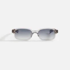 Cheap Flatlist Hanky Sunglasses Crystal Grey / Smoke Gradient