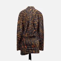 Online The Attico Hatty Mini Dress Tiger