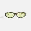Cheap Flatlist Havana Sunglasses Solid Neon