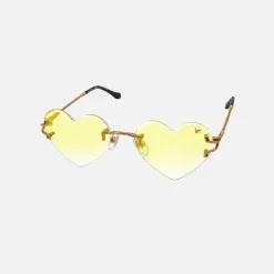 Sale Vintage Frames Heart Decor Drill Mount 24Kt Yellow Gold Yellow Gradient