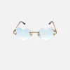 Best Vintage Frames Heart Decor 24Kt Yellow Gold Pastel Blue