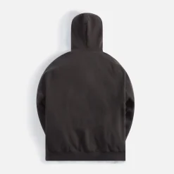 Best Essentials Heavy Waffle Raglan Hoodie Off-Black
