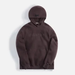 Sale Essentials Heavy Waffle Raglan Hoodie Plum