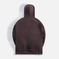 Sale Essentials Heavy Waffle Raglan Hoodie Plum