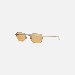 Discount Garrett Leight Holly Sunglasses Gold Crystal