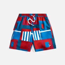 New by Parra Hot Springs Pattern Swim Short Multi