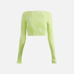 Fashion Dion Lee Interlink Long Sleeve Top Washed Light Zest