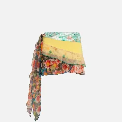 Clearance Siedres Jenie Fabric Mixed Mini Skirt Multi