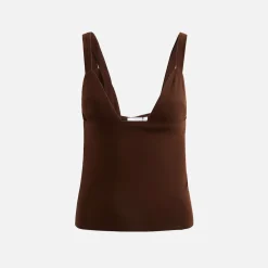 Discount The Line by K Josephine Tank Chocolate