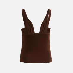 Discount The Line by K Josephine Tank Chocolate