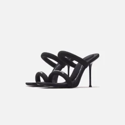 Outlet Alexander Wang Julie Tubular Webbing Sandal Black