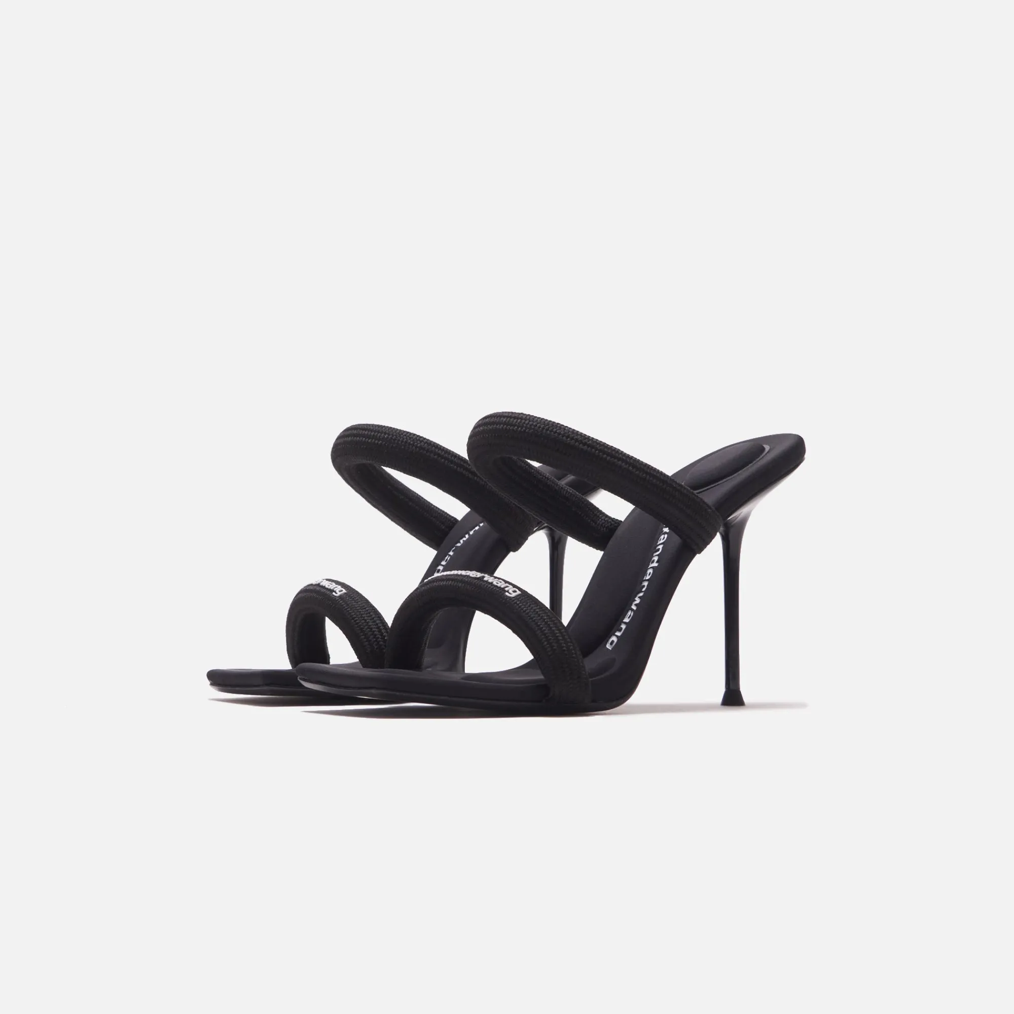 Outlet Alexander Wang Julie Tubular Webbing Sandal Black