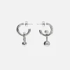 Outlet Justine Clenquet Karen Earrings Palladium