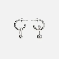 Outlet Justine Clenquet Karen Earrings Palladium