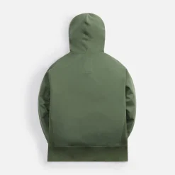 Store Adish Kharaz Logo Hooded Sweatshirt Olive Green