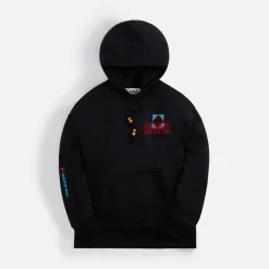 Clearance Adish Kharaz Logo Hooded Sweatshirt Black