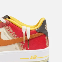 Outlet Nike Kids Air Force 1 Prm Nyc T2 Habanero Red / Light Curry / Coconut
