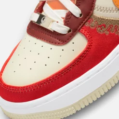Outlet Nike Kids Air Force 1 Prm Nyc T2 Habanero Red / Light Curry / Coconut