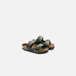Discount Birkenstock Kids Arizona Birko-Flor Desert Soil Khaki