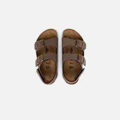 Sale Birkenstock Kids Milano Hook And Loop Mocha