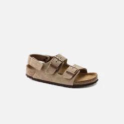 Best Sale Birkenstock Kids Milano Hook And Loop Taupe