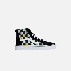 Clearance Vans Kids Sk8-Hi Zip Melted Check Black / Multi